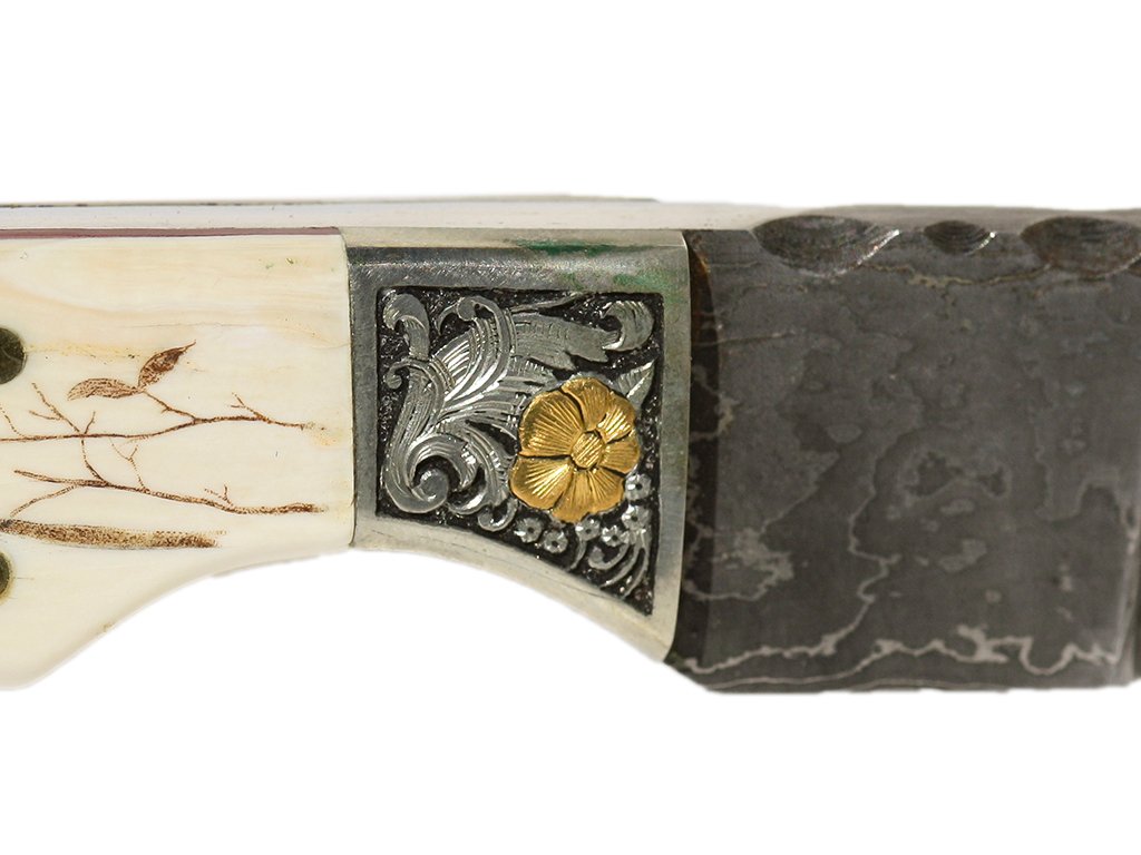 Cardinal Scrimshaw Custom Knife