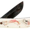 Exotic Dancer Scrimshaw Knife