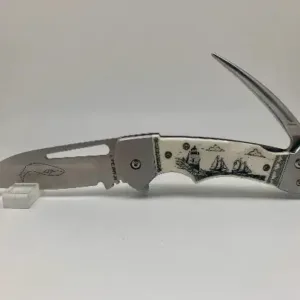 Knife - Myerchin Rigging Knife w/Scrimshaw