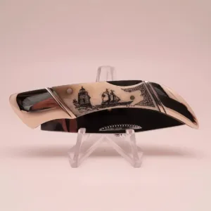 Knife - Rough Rider ’Hook’ Pocket Knife w/Scrimshaw