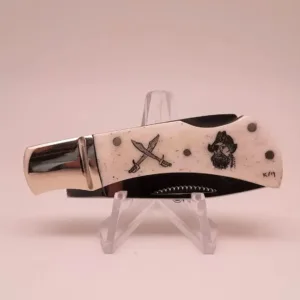 Knife - Rough Rider Single 3-3/4’ Blade w/Scrimshaw