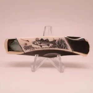 Knife - Rough Rider Single 5-1/4’ Blade w/Scrimshaw