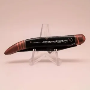 Knife - Rough Rider ’Toothpick’ Buffalo Horn w/ Scrimshaw