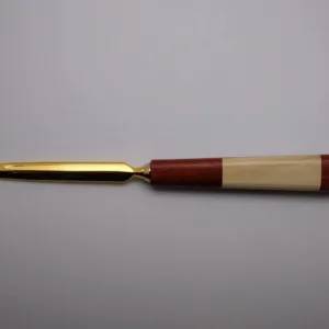 Letter Opener - Rosewood & Mammoth Ivory Inlay (customizable)