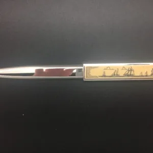 Letter Opener w/Scrimshaw - Castle Hill