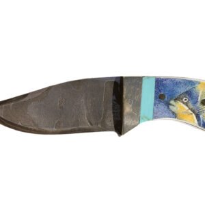 Tropical Fish Miniature Scrimshaw Knife
