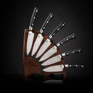 Kultro Pro Star Steak Knives - Black Walnut