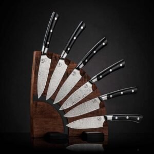 Kultro Pro Tribal Steak Knives - Black Walnut
