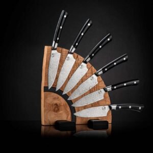 Kultro Pro Tribal Steak Knives - Maple