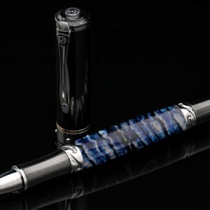 Limited Edition Cabernet Blue Mammoth Rollerball Pen - Mammoth Tooth